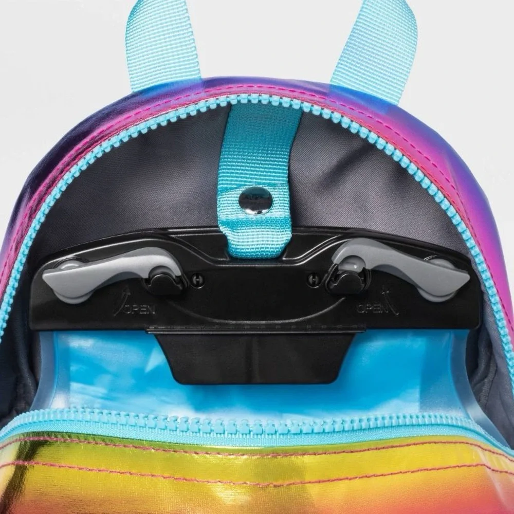 Cat & Jack Kids’ 10” Adaptive Rainbow Quilted Mini Backpack
